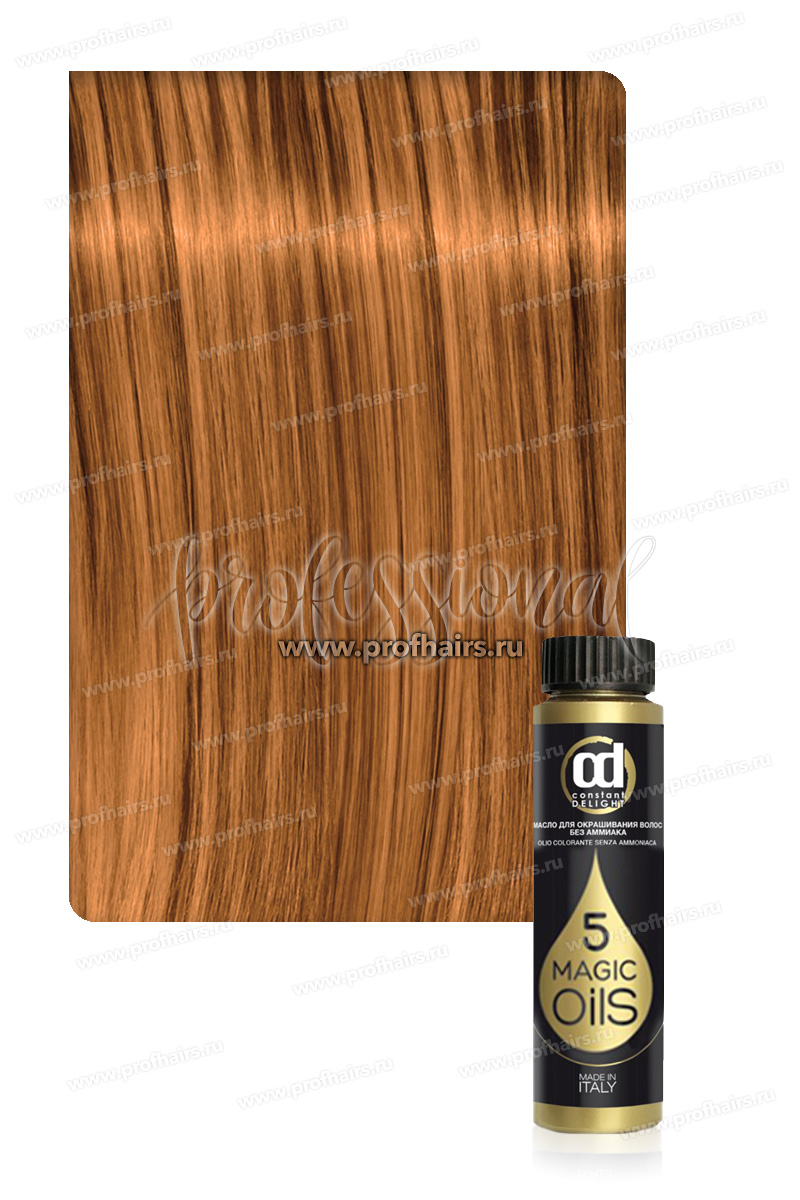 Constant Delight 5 Magic Oil Масло для окрашивания волос без аммиака 8/77 огненно красный 50 мл.