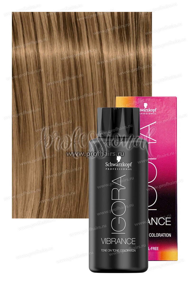 Schwarzkopf Igora Vibrance 8-46 Светлый русый бежевый шоколадный Безаммиачный краситель тон-в-тон 60 мл.