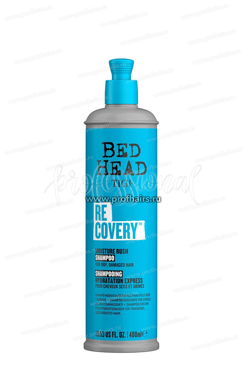 TIGI Bed Head Recovery Увлажняющий шампунь для сухих и поврежденных волос 400 мл.