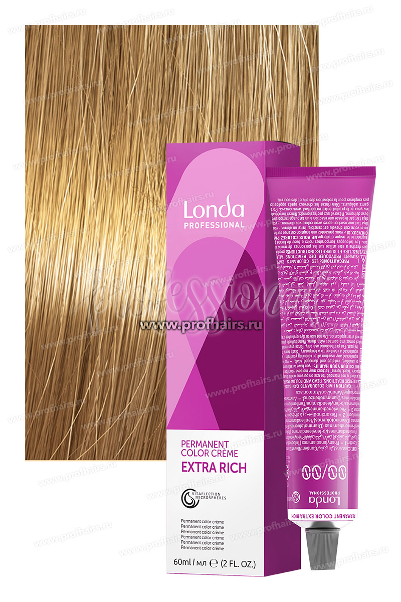LondaColor 8/3 светлый блонд золотистый Стойкая крем-краска 60 мл.
