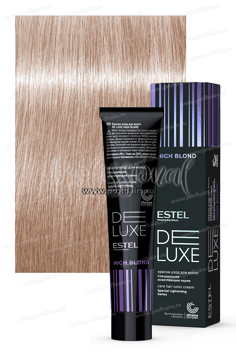 Estel De Luxe High Blond 116 Пепельно-фиолетовый блондин ультра 60 мл.