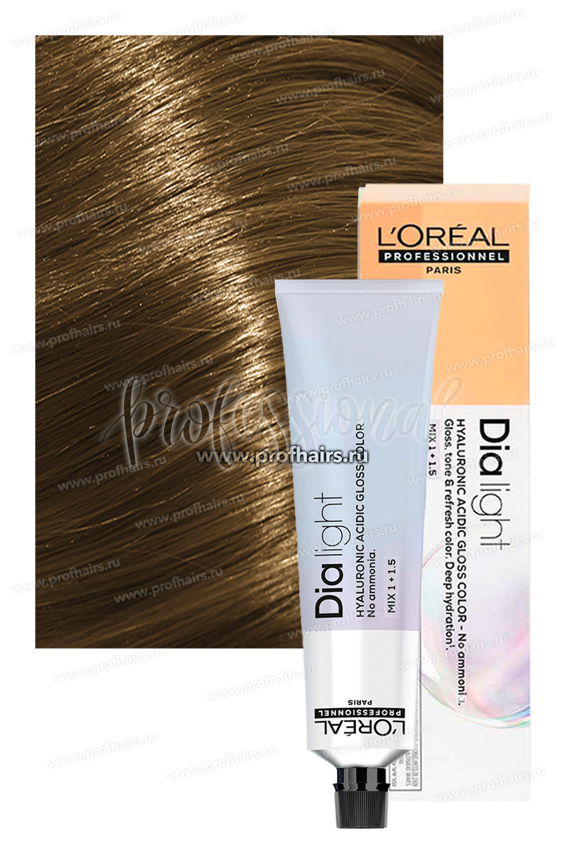 L'Oreal Dia Light Краска для волос 6.3 Темный блондин золотистый 60 мл.