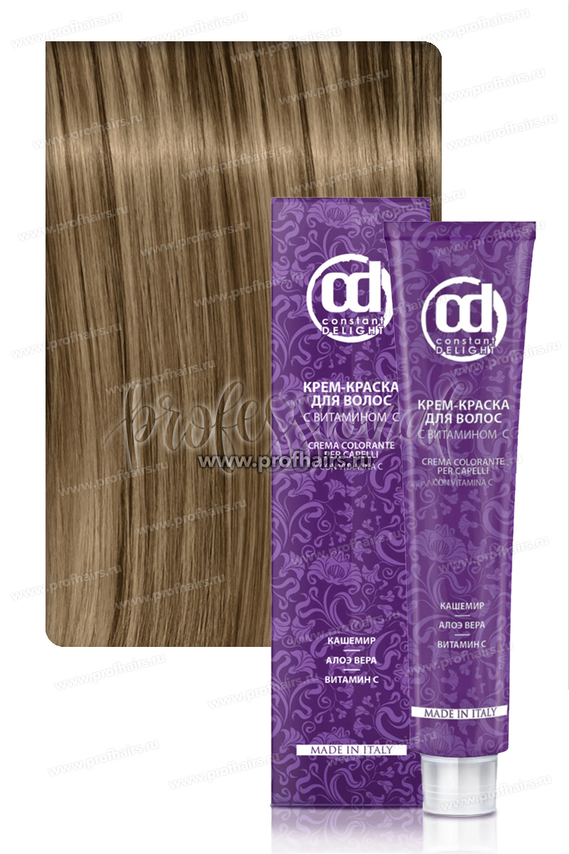 Constant Delight Крем-краска для волос с витамином С 8/4 Светло-русый бежевый 100 мл.