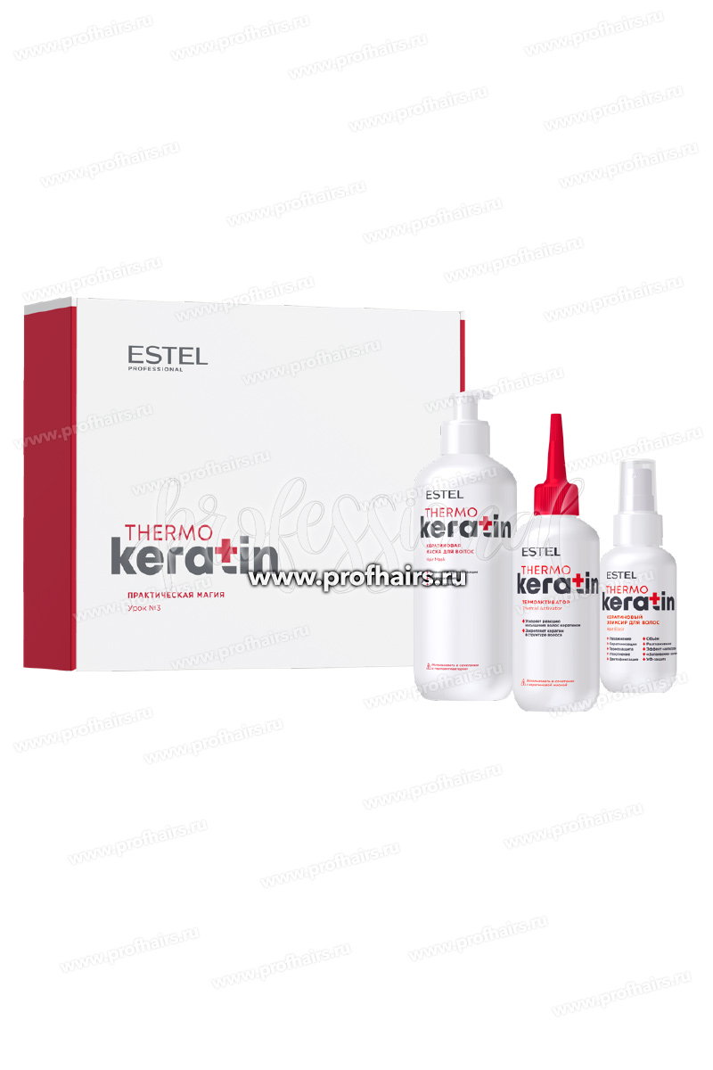 Estel ThermoKeratin Набор для кератинового восстановления волос