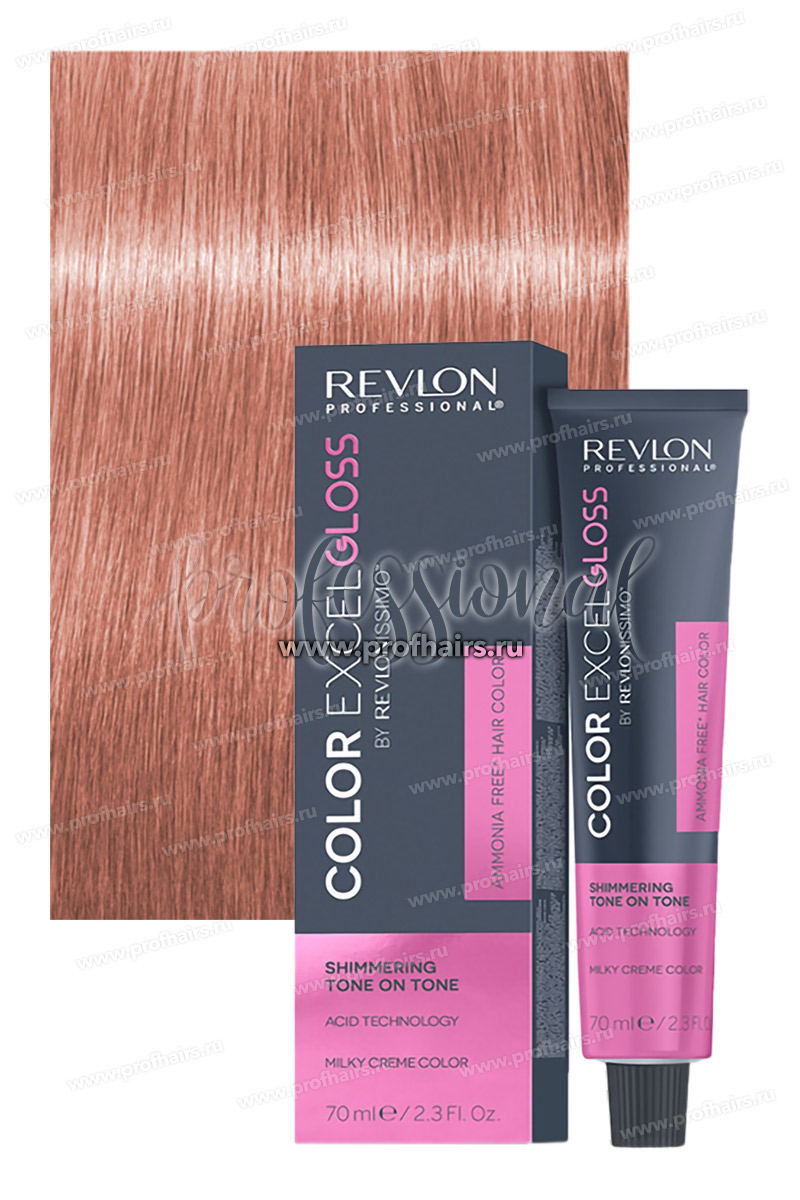 Revlon Color Excel Gloss .435 Кислотный краситель тон в тон Персик 70 мл.