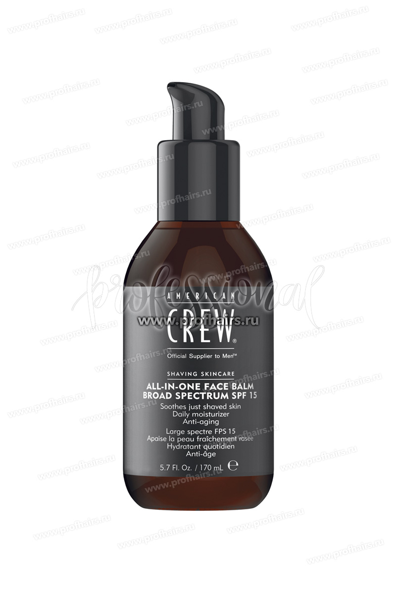 American Crew All-In-One Face Balm SPF15 Увлажняющий бальзам для лица 170 мл.