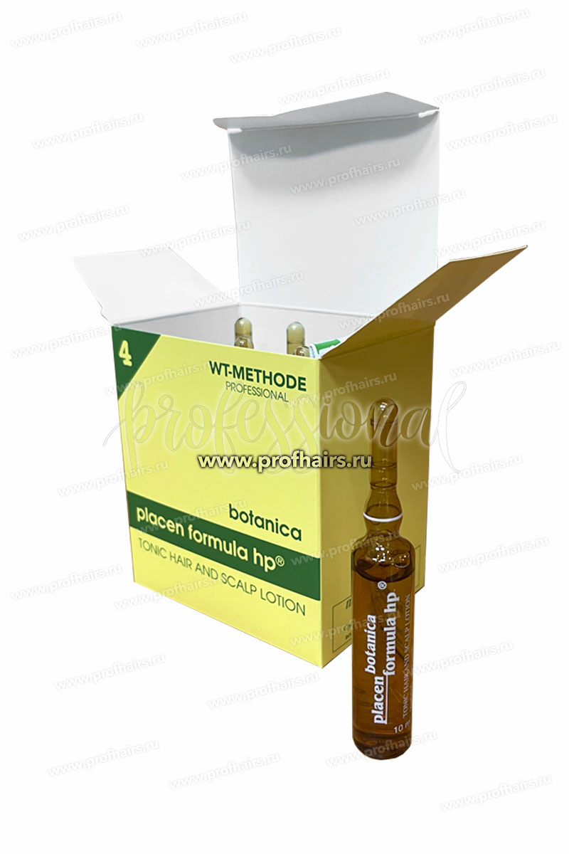 WT-Methode Placen Formula HP (4) Botanica  Ампулы против выпадения и для стимуляции роста волос 6*10 мл.