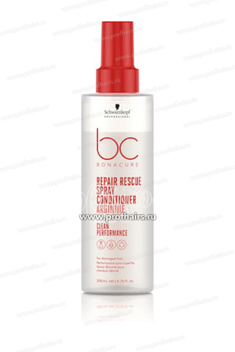 Schwarzkopf Bonacure Clean Performance Repair Rescue Arginine Spray Спрей-кондиционер для поврежденных волос 200 мл.