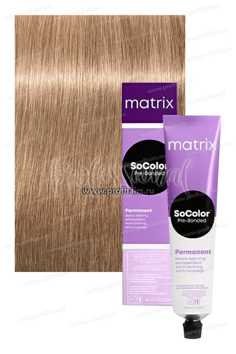 Matrix SoColor Pre-Bonded 509G Очень светлый блондин золотистый 90 мл.