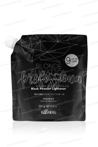 Kaaral Blonde Elevation Charcoal Черная обесцвечивающая Пудра с уникальной текстурой 500 г.