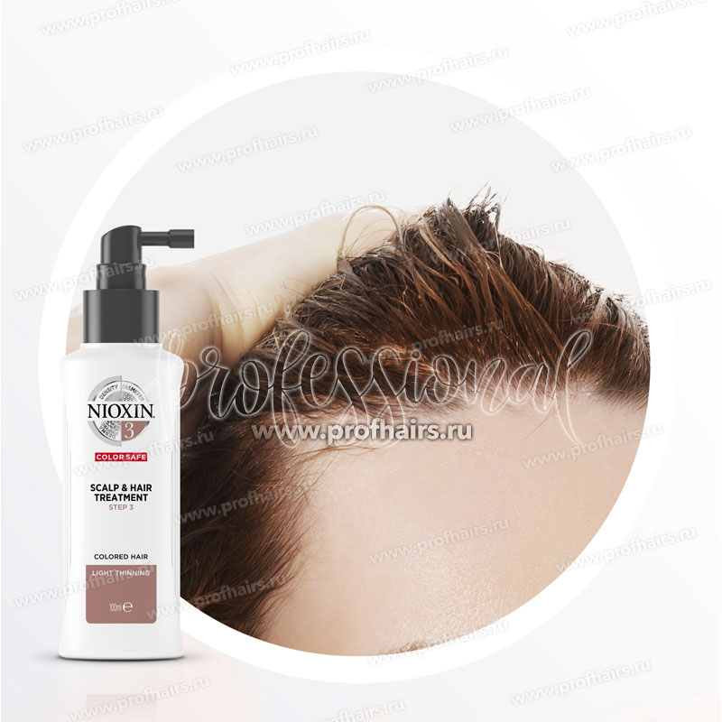 Nioxin 3D Система 3 Набор XXL ухода для окрашенных волос с тенденцией к истончению