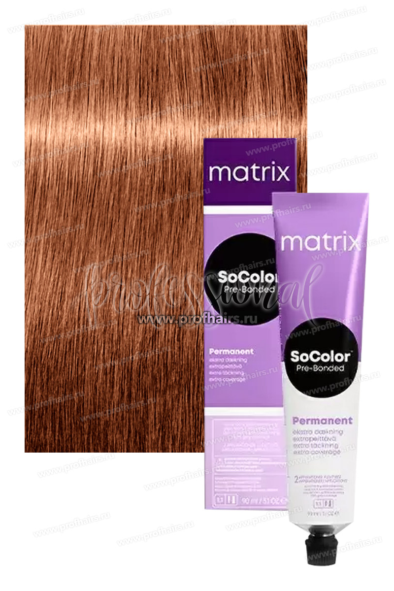 Matrix SoColor Pre-Bonded 508BC Светлый блондин коричнево-медный 90 мл.