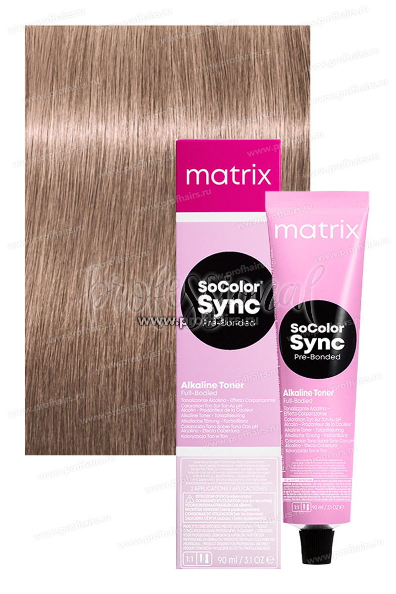 Matrix SoColor Sync Pre-Bonded 10V Очень-очень светлый блондин Перламутровый 90 мл.