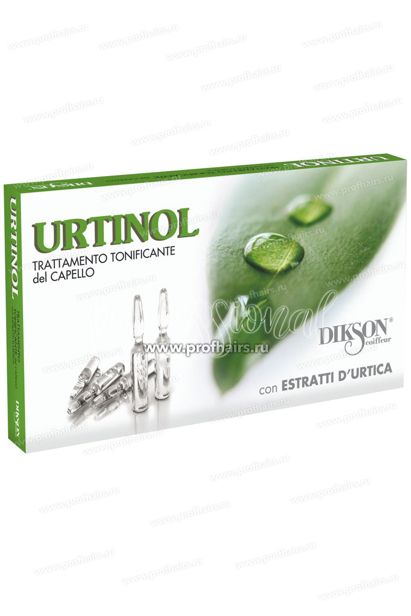 Dikson Urtinol Ампульное средство для волос от жирной кожи головы и себореи 10*10 мл.