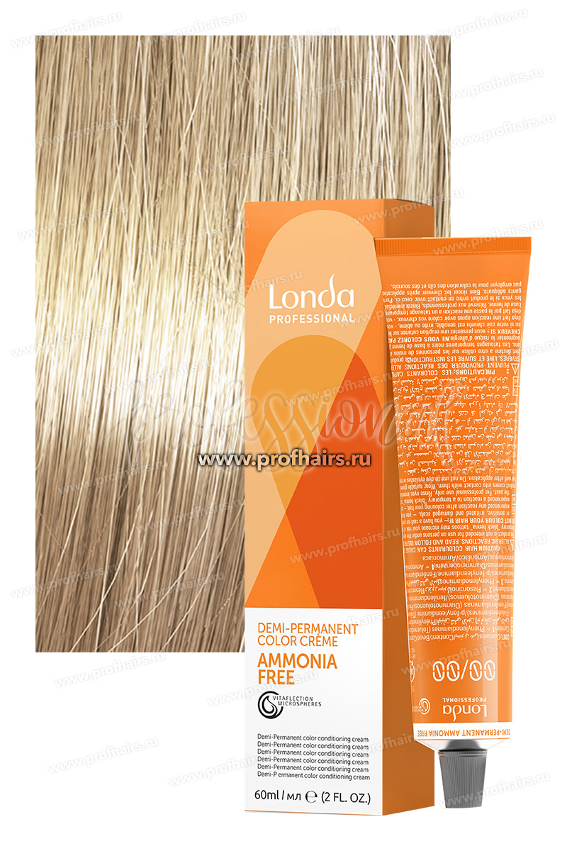 Londa Ammonia-Free 9/16 Очень светлый блонд пепельно-фиолетовый Интенсивное тонирование 60 мл.