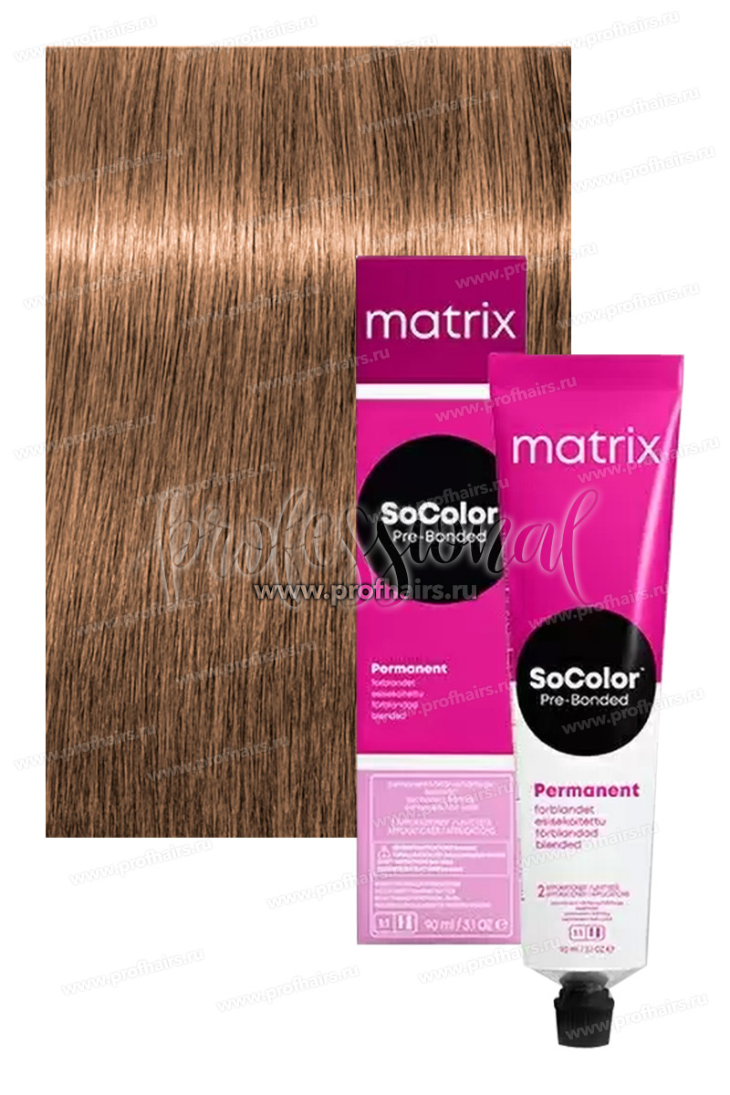 Matrix SoColor Pre-Bonded 9G Очень светлый блондин золотистый 90 мл.