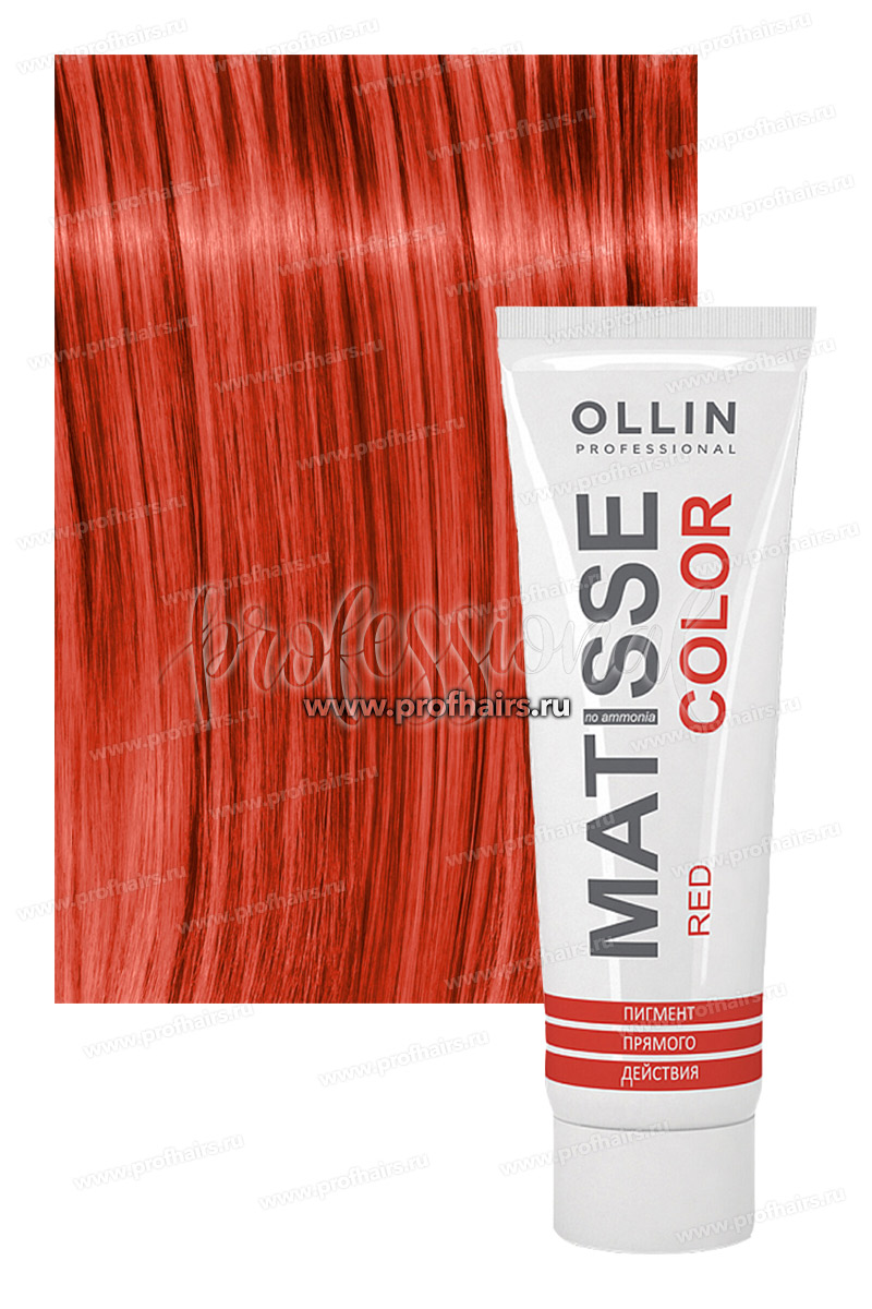 Ollin Matisse Red Пигмент прямого действия Красный 100 мл.