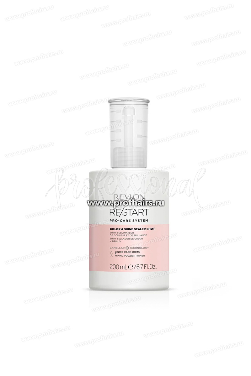 Revlon ReStart Pro-care system Color&shine sealer shot Сыворотка для окрашенных волос 200 мл