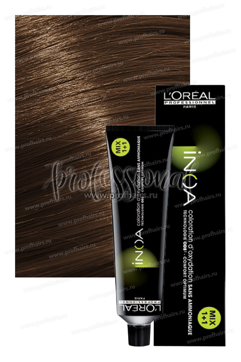 L'Oreal Inoa 5.3 Fundamental светлый шатен золотистый 60 мл.