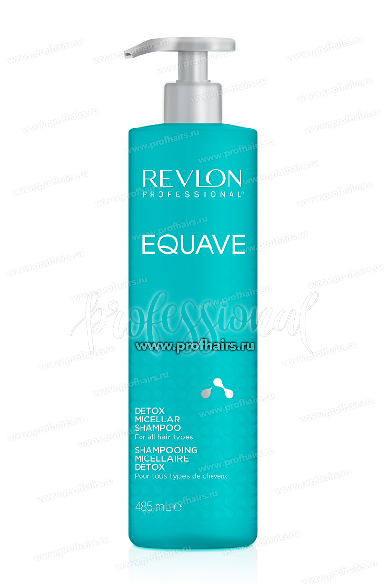 Revlon Equave Detox Micellar Shampoo Мицеллярный шампунь для всех типов волос 485 мл.