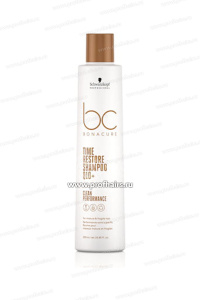 Schwarzkopf Bonacure Clean Performance Q10 Time Restore Shampoo Шампунь для зрелых и длинных 250 мл.
