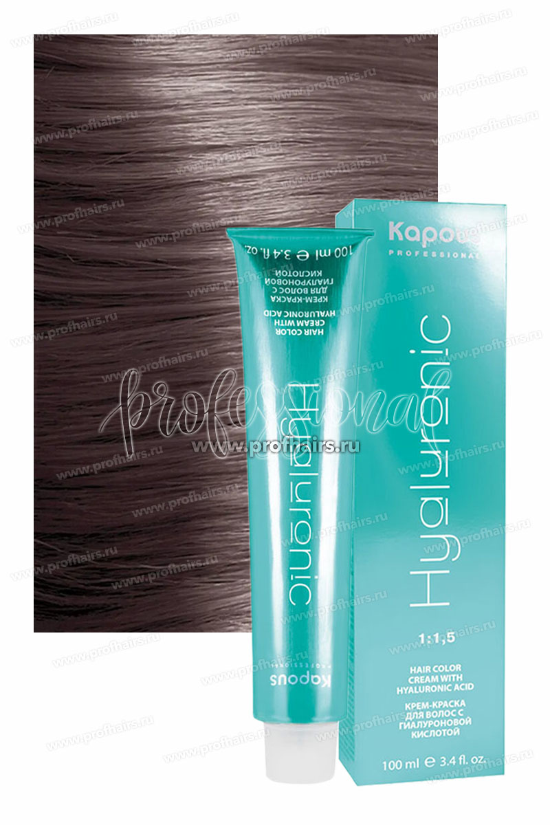 Kapous Hyaluronic Acid 8.28 Светлый блондин перламутровый шоколадный 100 мл.