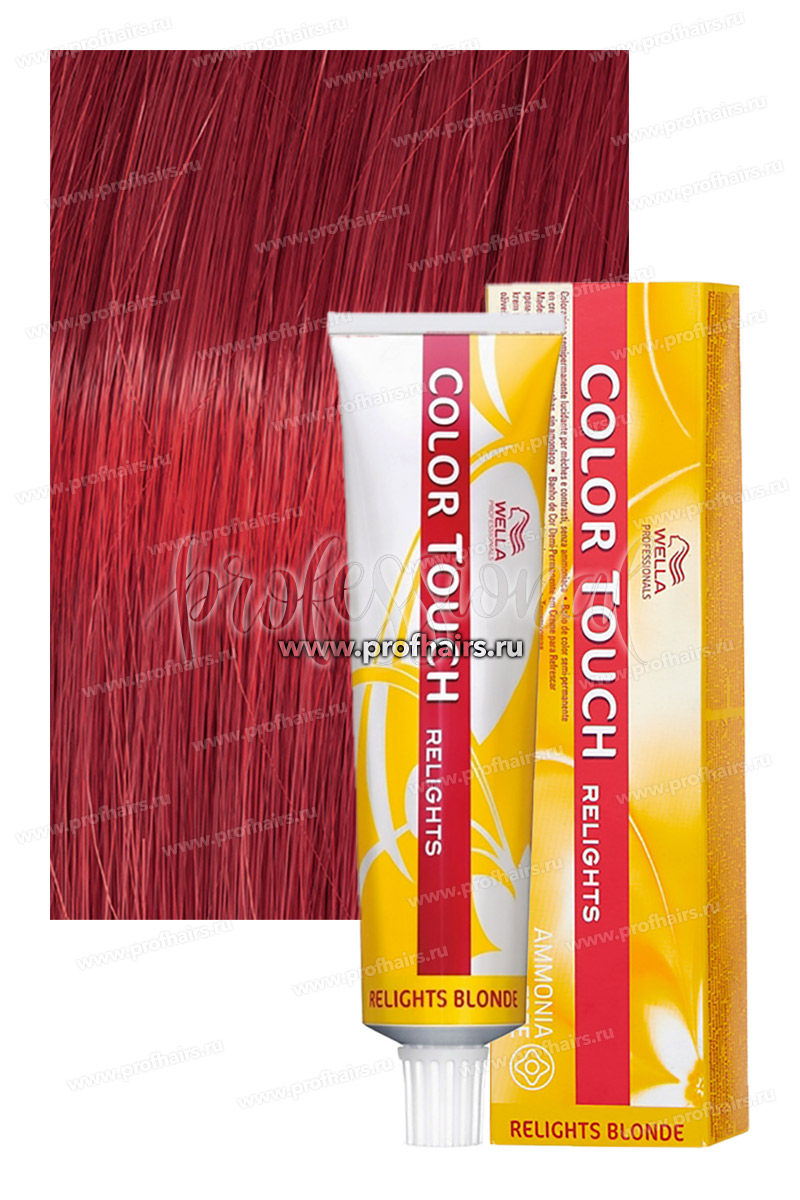 Wella Color Touch Relight Red /56 Глубокий пурпурный Оттеночная крем-краска 60 мл.