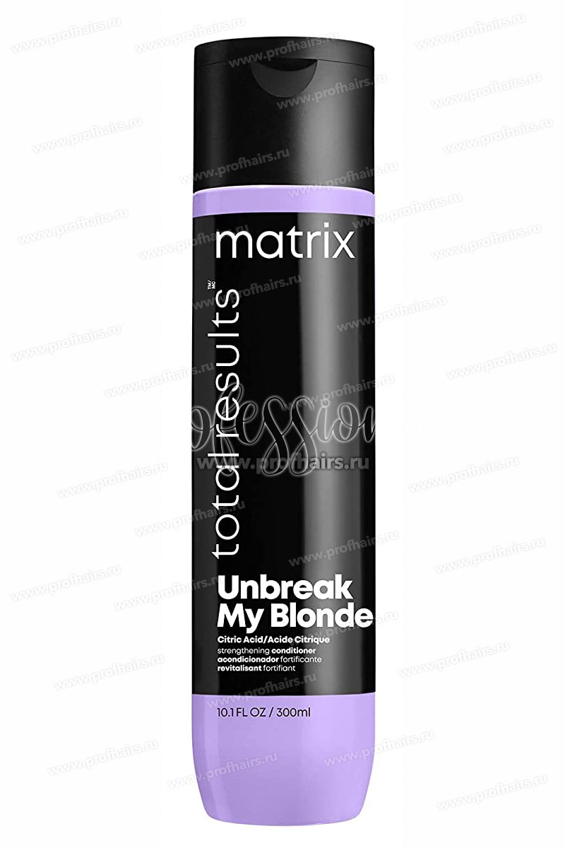 Matrix Total Results Unbreak My Blonde Conditioner Укрепляющий кондиционер для осветленных волос 300 мл.