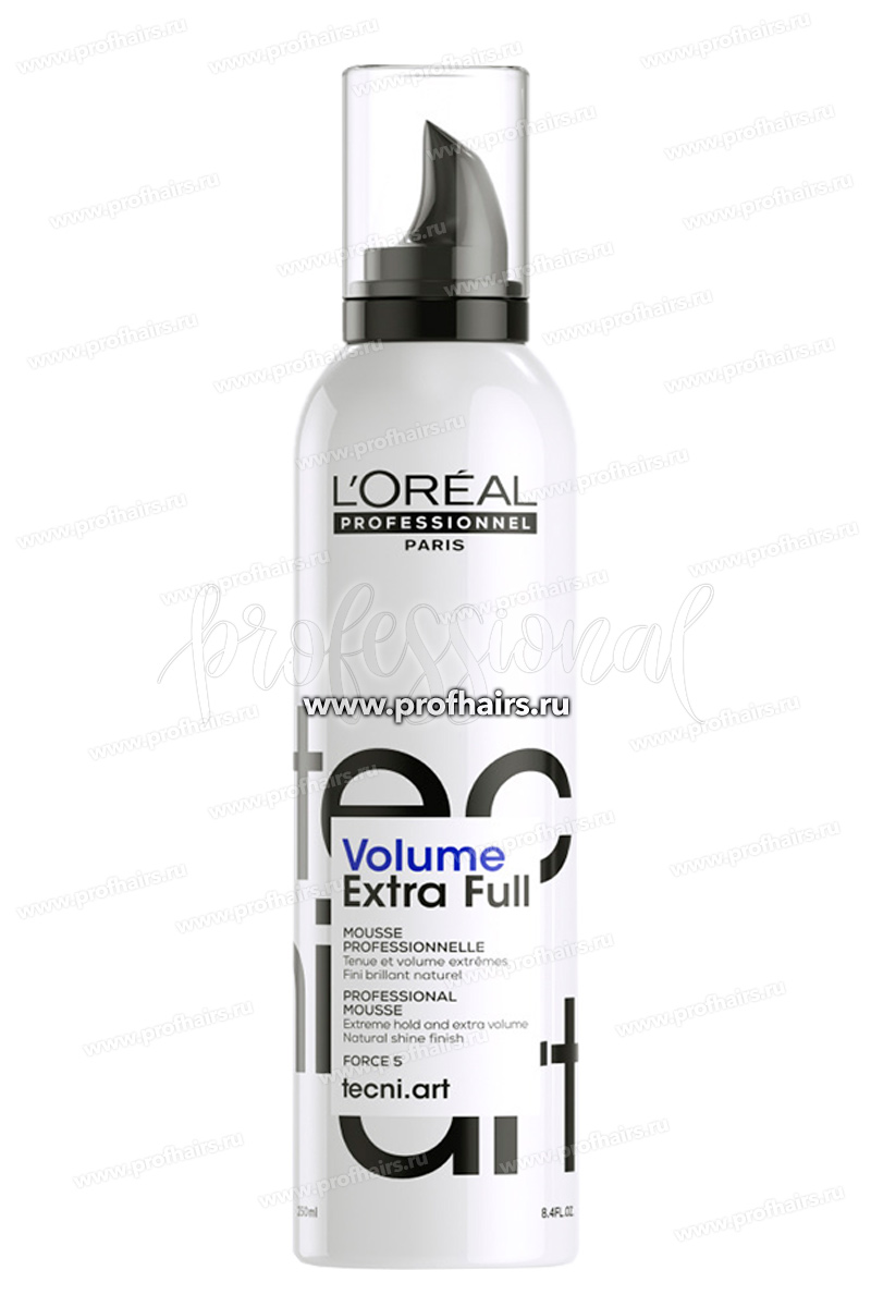 L'Oreal TecniArt Volume Extra Full Мусс для придания  экстра-объёма и супер фиксации тонких волос 250 мл.