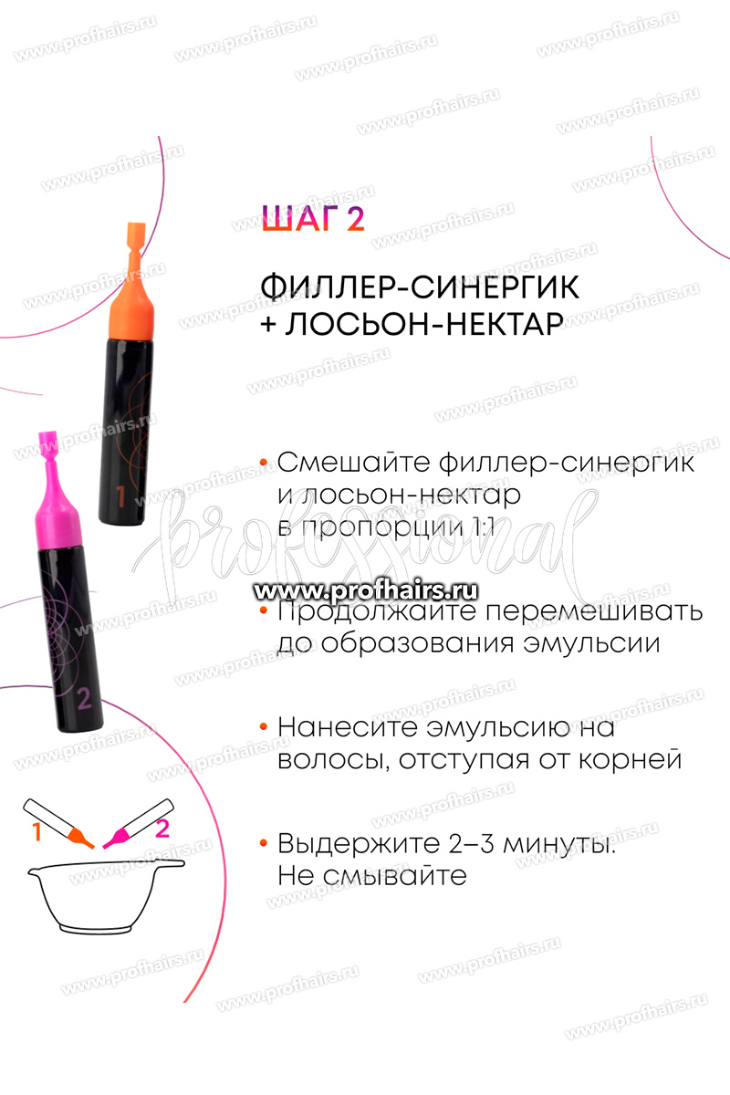 Estel Цветочный экстаз Набор ампул для процедуры обертывания волос: Филлер-синергик 10 шт по 10мл.+ Лосьон-нектар 10 шт по 10мл.