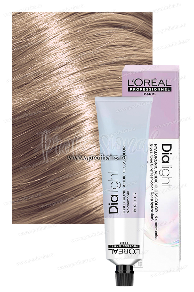 L'Oreal Dia Light Краска для волос 9.21 Очень светлый блондин перламутрово-пепельный 60 мл.
