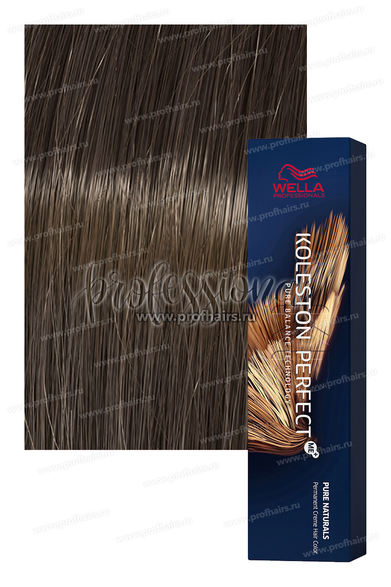 Wella Koleston Pure Natural 44/0 Коричневый интенсивный натуральный 60 мл.