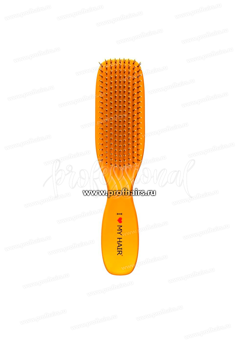 Ginko Spider Classic Soft 1503S Щетка для расчесывания волос Оранжевая матовая размер S