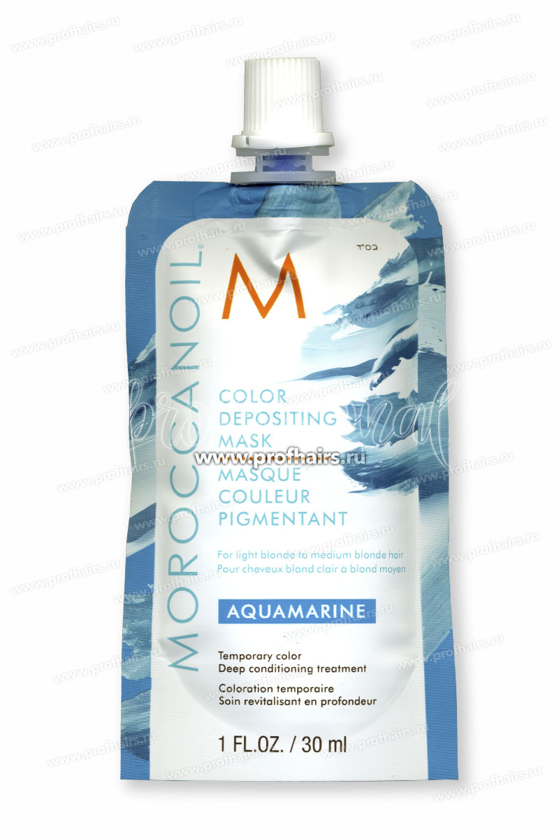 MoroccanOil Color Depositing Mask Aquamarine Тонирующая маска 30 мл.