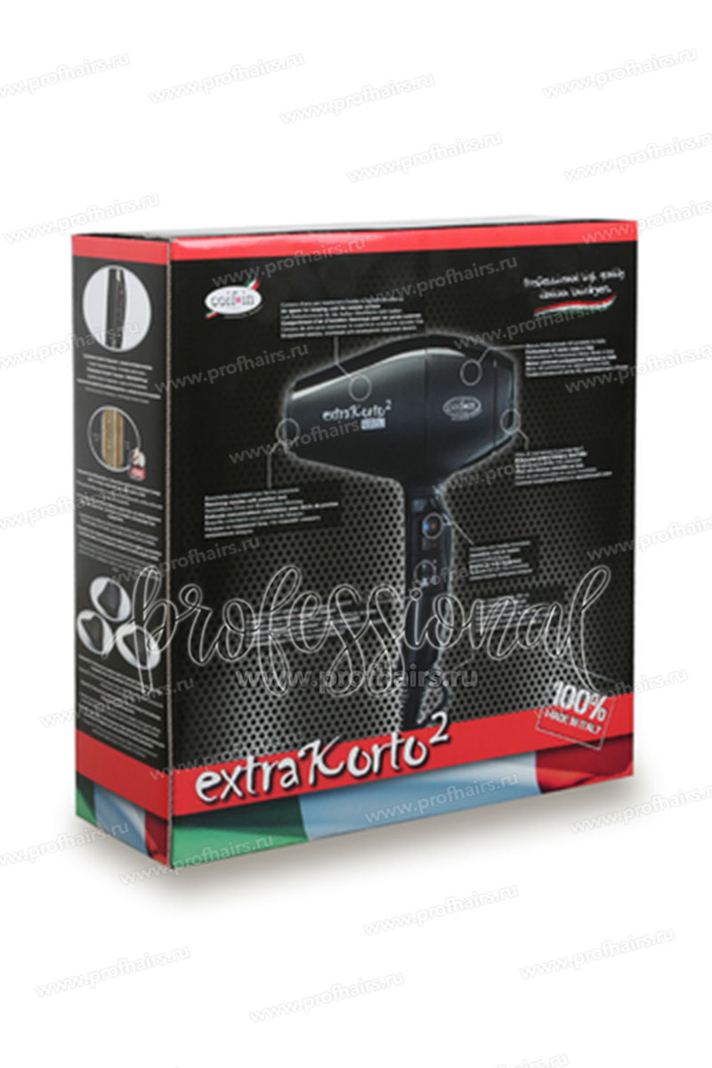 Coif*in Фен профессиональный Extra Corto2 2200W черный