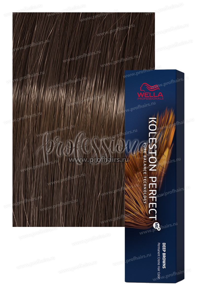 Wella Koleston Deep Brown 4/77 Коричневый коричневый интенсивный Горячий шоколад 60 мл.