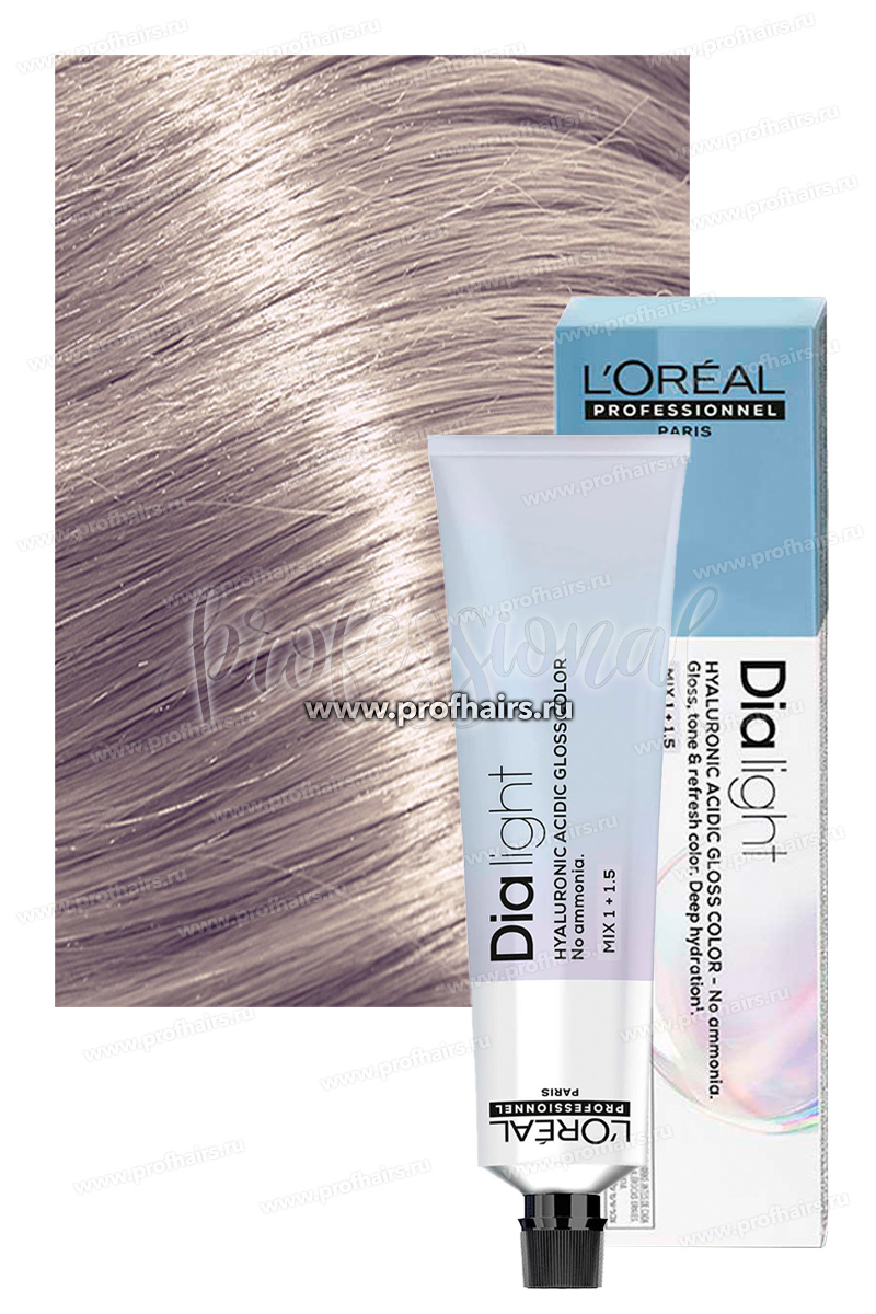 L'Oreal Dia Light Краска для волос 9.12 Очень светлый блондин пепельно-перламутровый 60 мл.