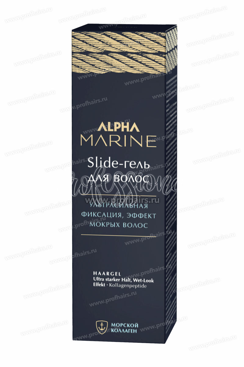 Estel Alpha Marine Slide-гель для волос ультра сильная фиксация 100 мл.