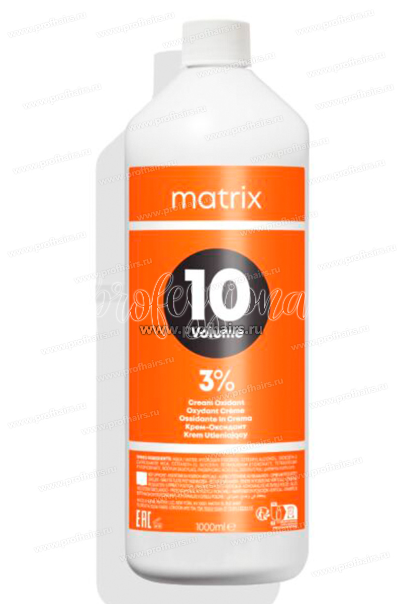 Крем-оксидант  Matrix Cremes Oxydants 3% 10 Vol. 1000 мл.