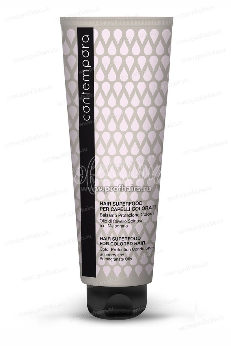 Barex Contempora Colored Hair Conditioner Кондиционер для сохранения цвета с маслом облепихи и маслом граната 400 мл.