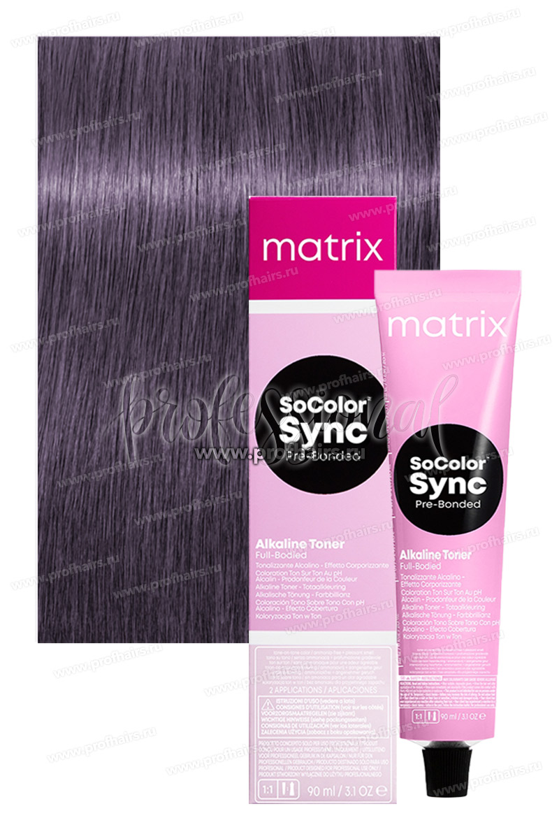 Matrix SoColor Sync Pre-Bonded 8P Светлый блондин жемчужный 90 мл.