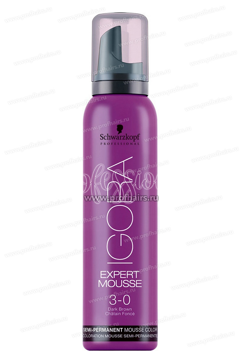 Schwarzkopf Igora Expert Mousse Тонирующий мусс 3-0  100 мл.