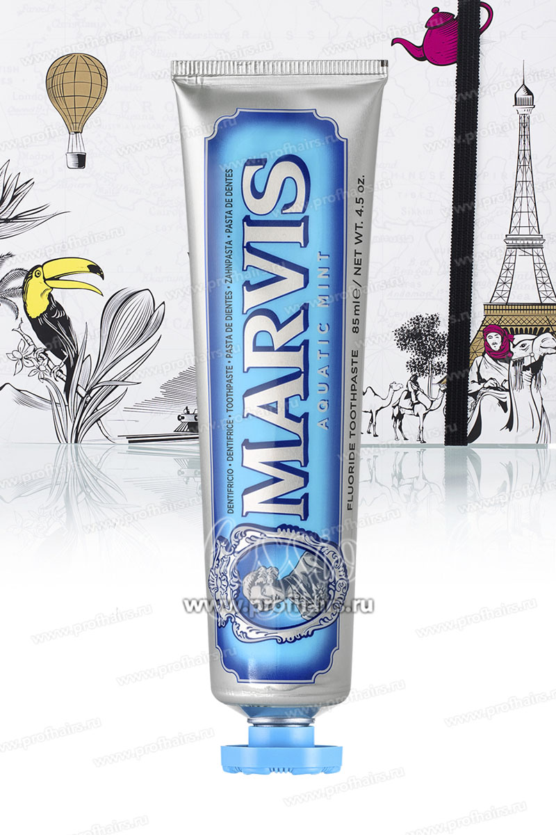 Marvis Зубная паста Aquatic Mint Свежая мята 85 мл.