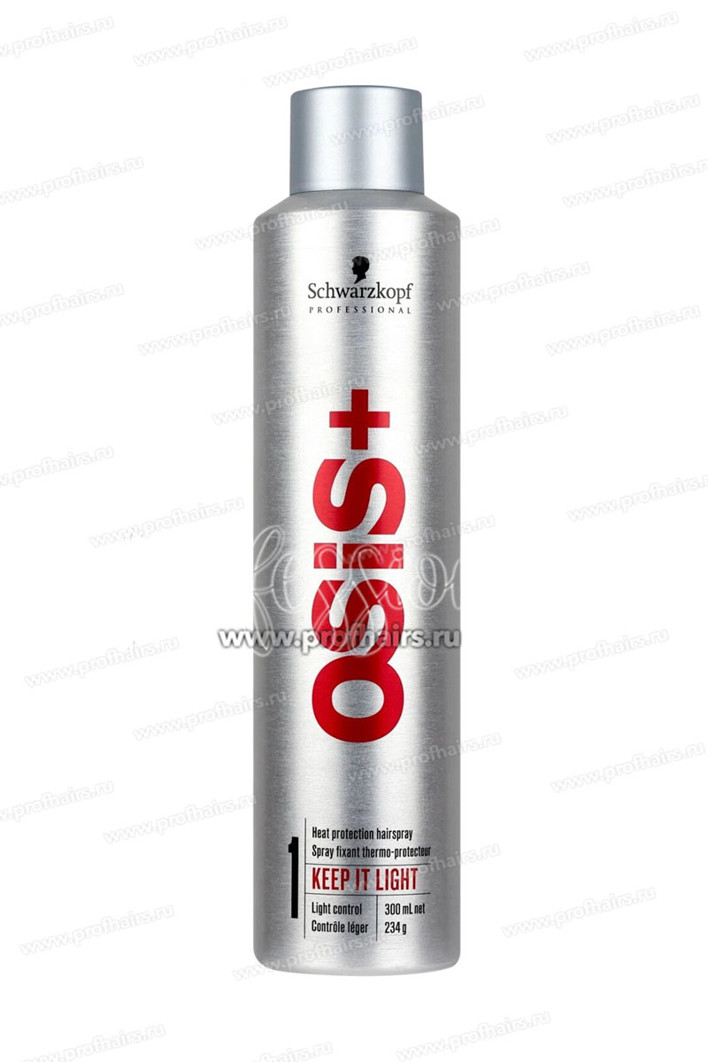 Schwarzkopf Osis+ Keep it Light Термозащитный Лак для волос 300 мл.