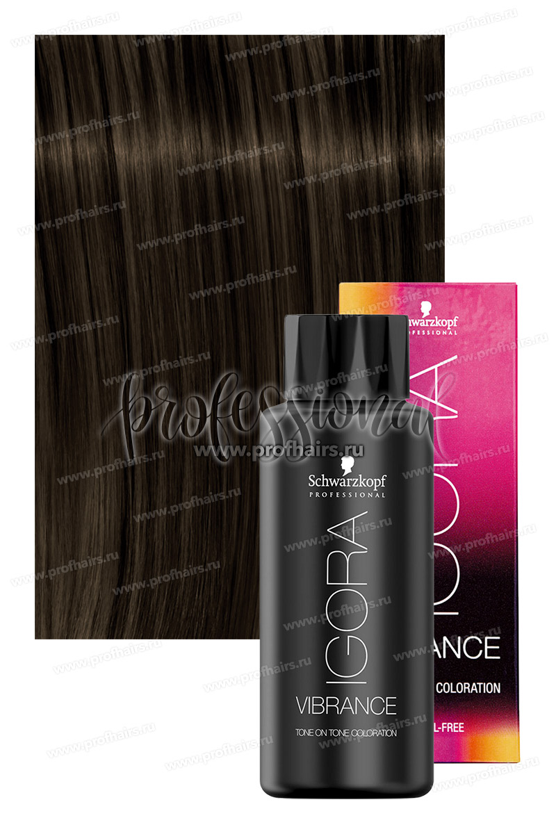 Schwarzkopf Igora Vibrance 4-63 Средний коричневый шоколадно-матовый 60 мл