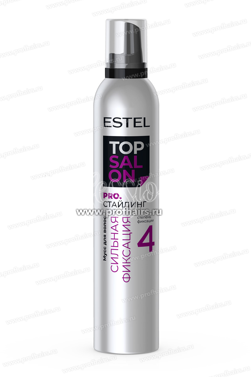 Estel Top Salon Pro.Стайлинг Мусс для укладки волос сильной фиксации 4 350 мл.