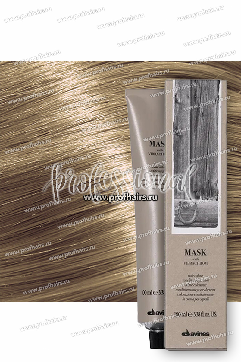 Davines Mask with Vibrachrom Перманентная крем-краска для волос 99,0 Интенсивный очень светлый блонд 100 мл.