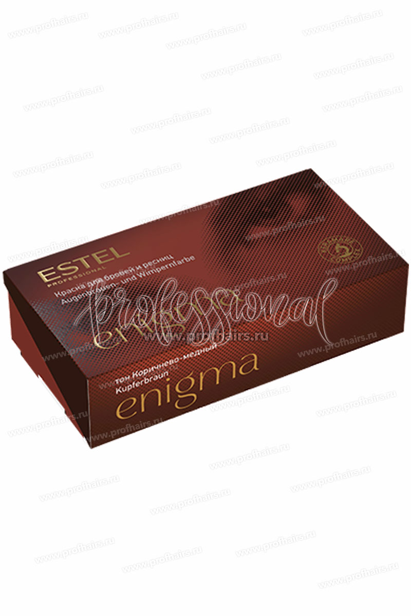 Estel Enigma Краска для бровей и ресниц Тон коричнево-медный (набор)