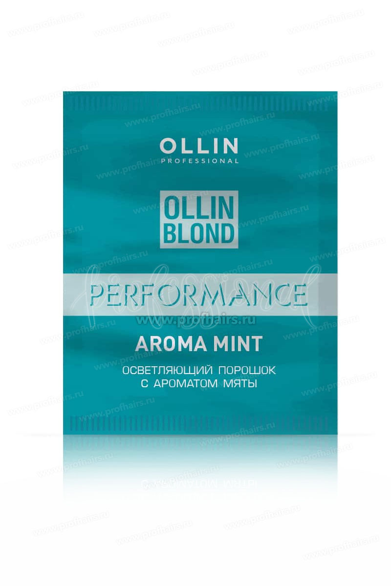 Ollin Performance Aroma Mint Осветляющий порошок с ароматом мяты 30 гр.