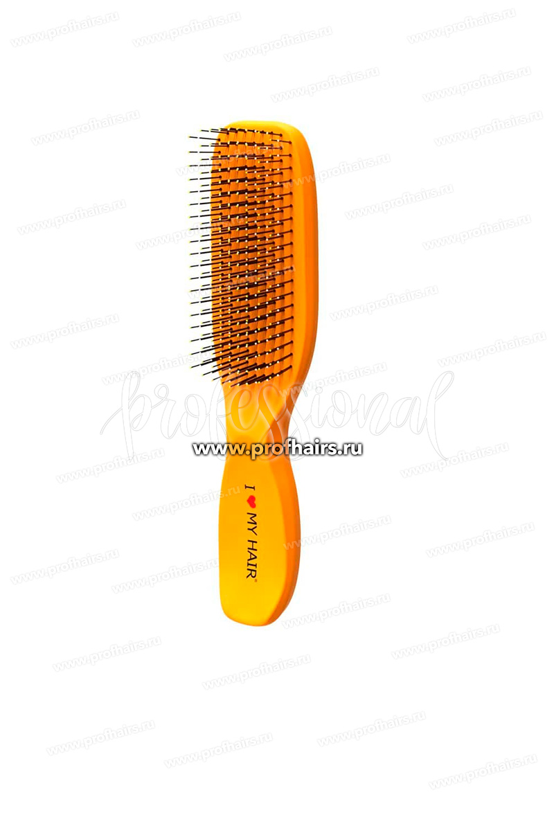 Ginko Spider Classic Soft 1503S Щетка для расчесывания волос Оранжевая матовая размер S